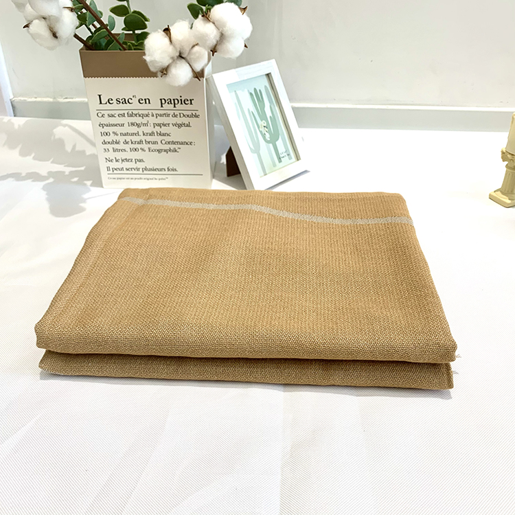 Custom Travel Jacquard Woven Acrylic Airplane Blanket For Airline