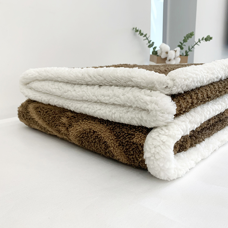 Jacquard Sherpa Blanket Custom True Love Teddy Fleece Blankets For Winter Double
