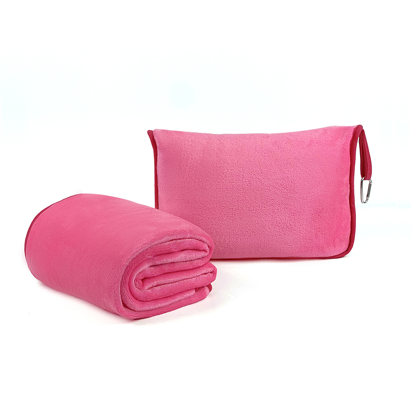 High Quality Luxury Airline Economy Class Blanket 100% Polyester Pillow Soft Travel Blanket For Airplane