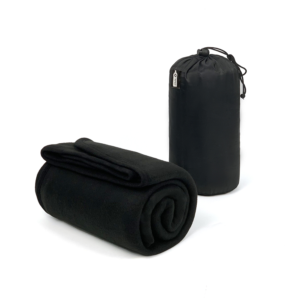 High Quality Eco-friendly Oem Recycled Plastic Pet Travel Cheap Polar Fleece Blanket Airplane For Gift Promotion